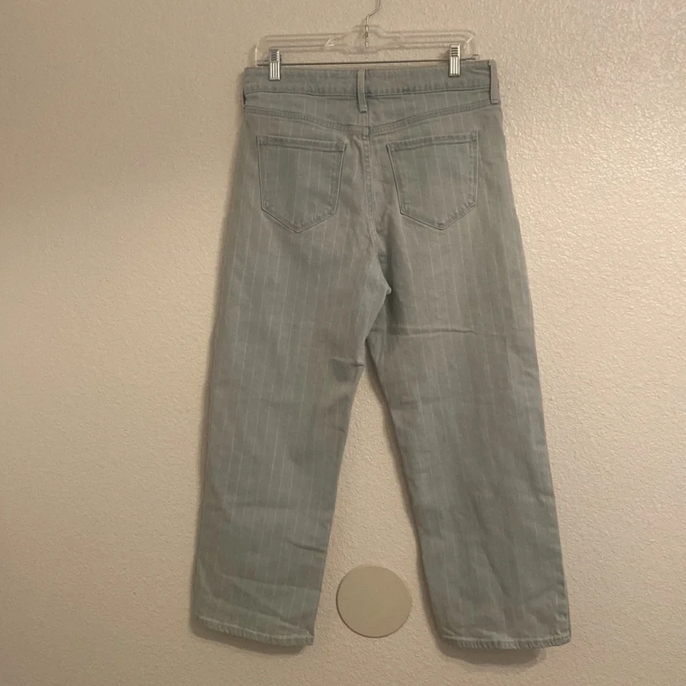 Old Navy Striped Slim Wide Leg Jeans - Picture 3 of 5